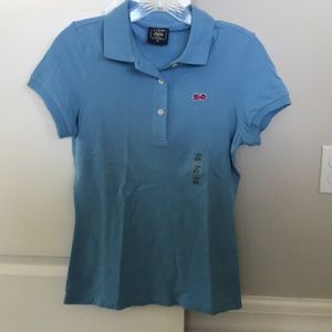 Women’s blue shirt
